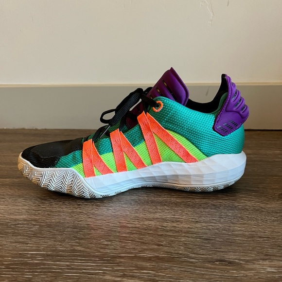 Adidas Dame 6 ‘Purple Tongue’ Size 10 - Picture 7 of 8